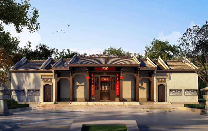 寺廟設計中的杭州地域性色彩搭配與建筑外觀表現