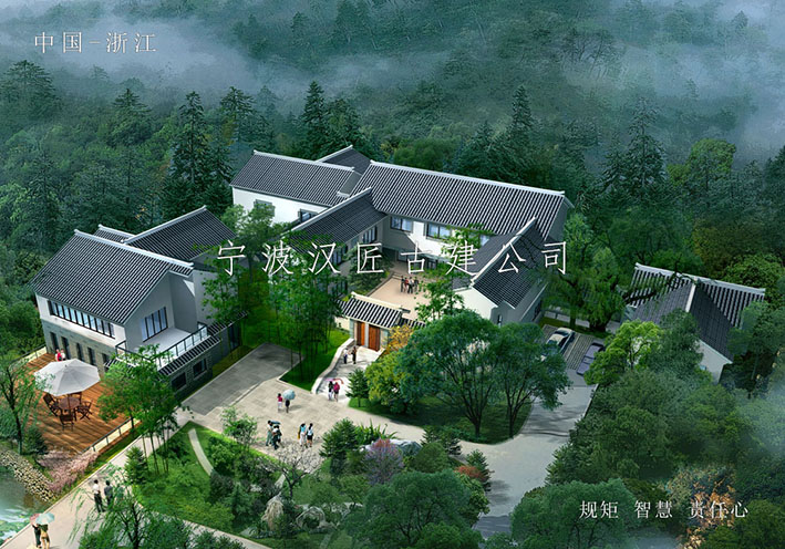 中式仿古建筑方案設計，一磚一瓦皆有故事